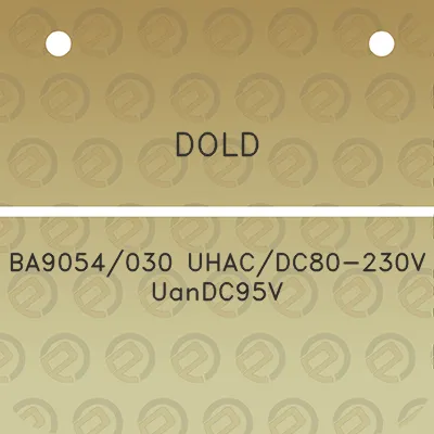 dold-ba9054030-uhacdc80-230v-uandc95v