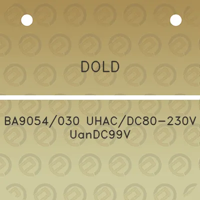 dold-ba9054030-uhacdc80-230v-uandc99v