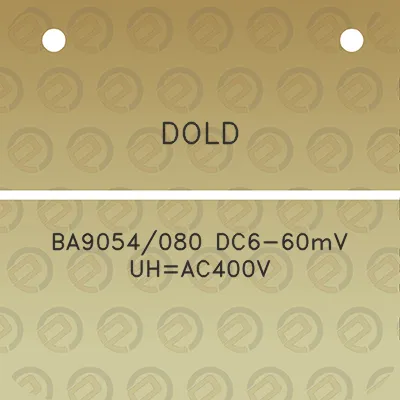 dold-ba9054080-dc6-60mv-uhac400v