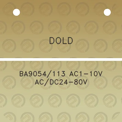 dold-ba9054113-ac1-10v-acdc24-80v