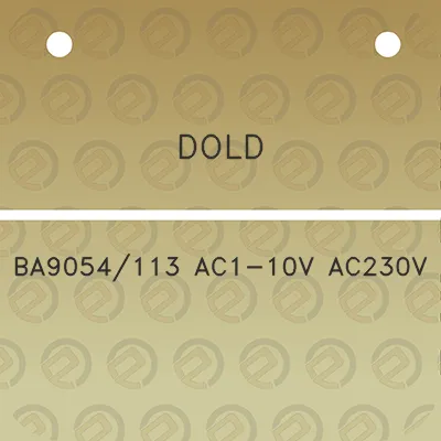 dold-ba9054113-ac1-10v-ac230v