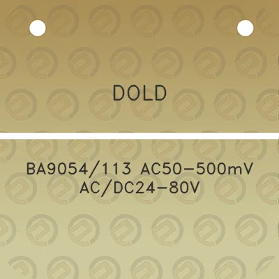 dold-ba9054113-ac50-500mv-acdc24-80v