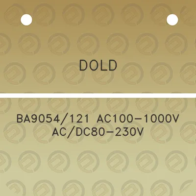 dold-ba9054121-ac100-1000v-acdc80-230v