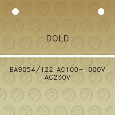 dold-ba9054122-ac100-1000v-ac230v