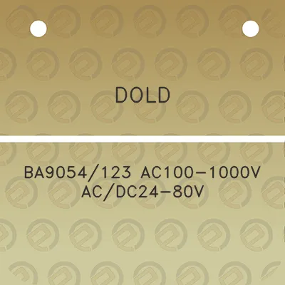 dold-ba9054123-ac100-1000v-acdc24-80v