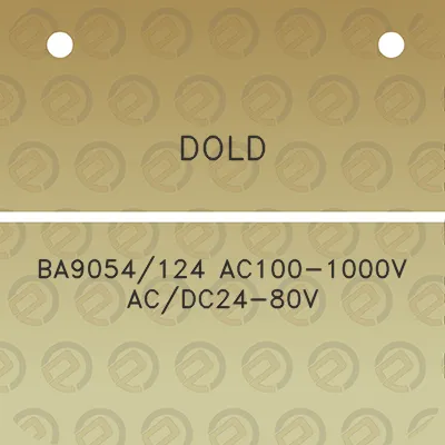 dold-ba9054124-ac100-1000v-acdc24-80v