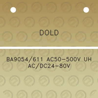 dold-ba9054611-ac50-500v-uh-acdc24-80v