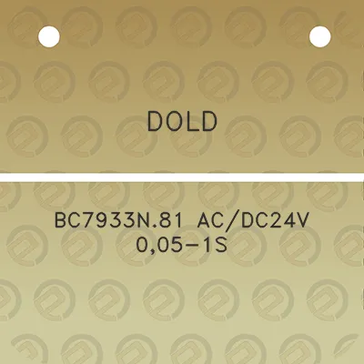 dold-bc7933n81-acdc24v-005-1s