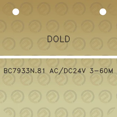 dold-bc7933n81-acdc24v-3-60m