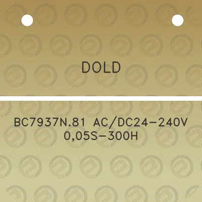 dold-bc7937n81-acdc24-240v-005s-300h