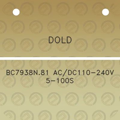 dold-bc7938n81-acdc110-240v-5-100s