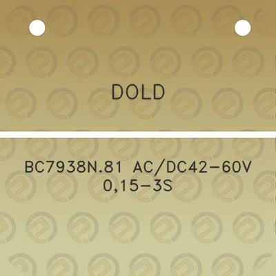 dold-bc7938n81-acdc42-60v-015-3s