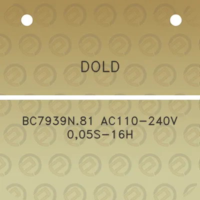 dold-bc7939n81-ac110-240v-005s-16h