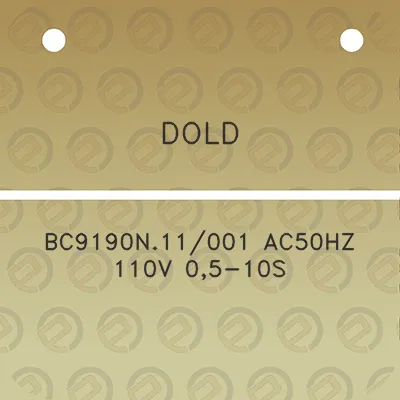 dold-bc9190n11001-ac50hz-110v-05-10s