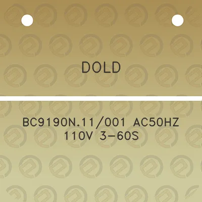 dold-bc9190n11001-ac50hz-110v-3-60s