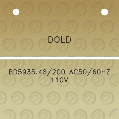 dold-bd593548200-ac5060hz-110v