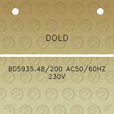 dold-bd593548200-ac5060hz-230v