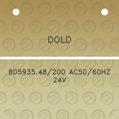 dold-bd593548200-ac5060hz-24v