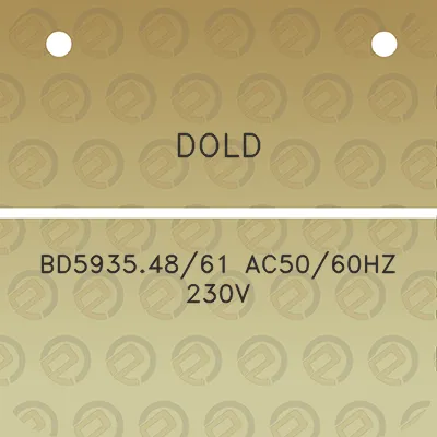 dold-bd59354861-ac5060hz-230v