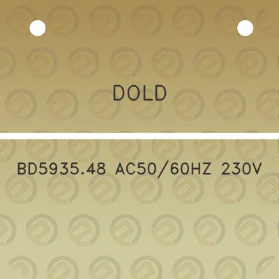 dold-bd593548-ac5060hz-230v