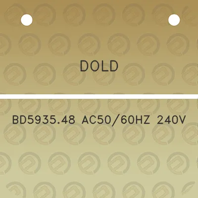 dold-bd593548-ac5060hz-240v