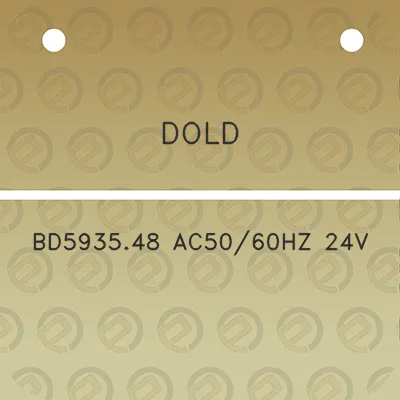 dold-bd593548-ac5060hz-24v