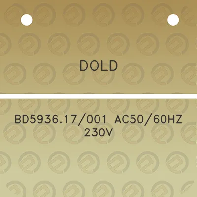 dold-bd593617001-ac5060hz-230v