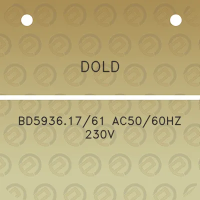 dold-bd59361761-ac5060hz-230v