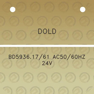 dold-bd59361761-ac5060hz-24v