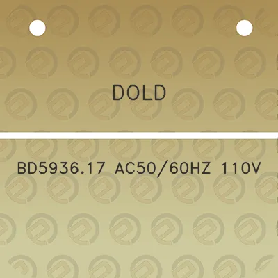 dold-bd593617-ac5060hz-110v