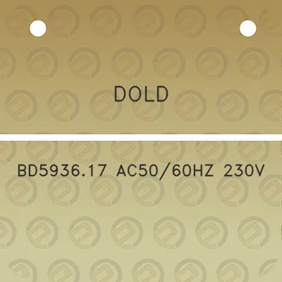 dold-bd593617-ac5060hz-230v