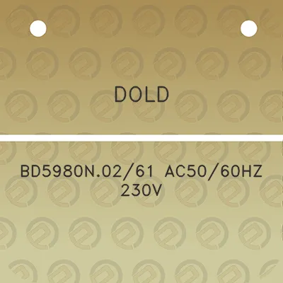 dold-bd5980n0261-ac5060hz-230v