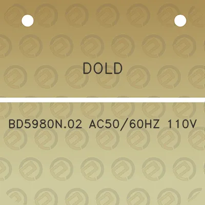 dold-bd5980n02-ac5060hz-110v