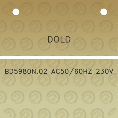 dold-bd5980n02-ac5060hz-230v