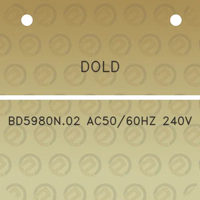 dold-bd5980n02-ac5060hz-240v