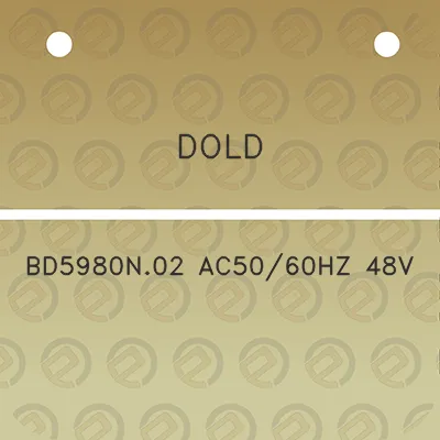 dold-bd5980n02-ac5060hz-48v