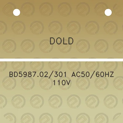 dold-bd598702301-ac5060hz-110v