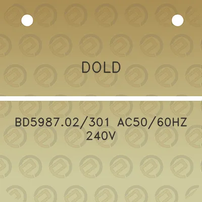 dold-bd598702301-ac5060hz-240v