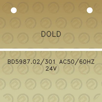 dold-bd598702301-ac5060hz-24v