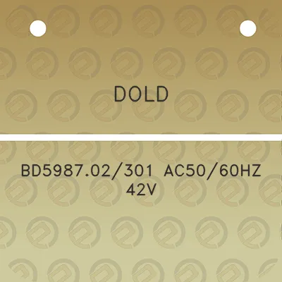 dold-bd598702301-ac5060hz-42v