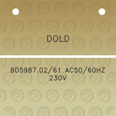 dold-bd59870261-ac5060hz-230v