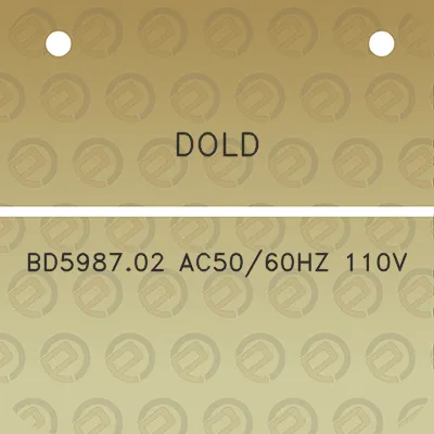 dold-bd598702-ac5060hz-110v