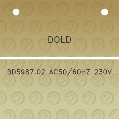 dold-bd598702-ac5060hz-230v