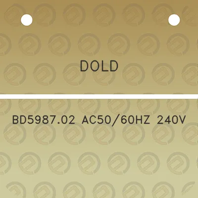 dold-bd598702-ac5060hz-240v