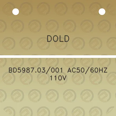 dold-bd598703001-ac5060hz-110v