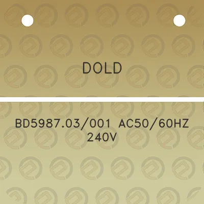 dold-bd598703001-ac5060hz-240v