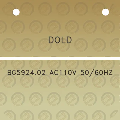 dold-bg592402-ac110v-5060hz