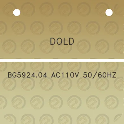 dold-bg592404-ac110v-5060hz