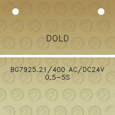 dold-bg792521400-acdc24v-05-5s