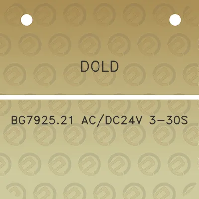 dold-bg792521-acdc24v-3-30s